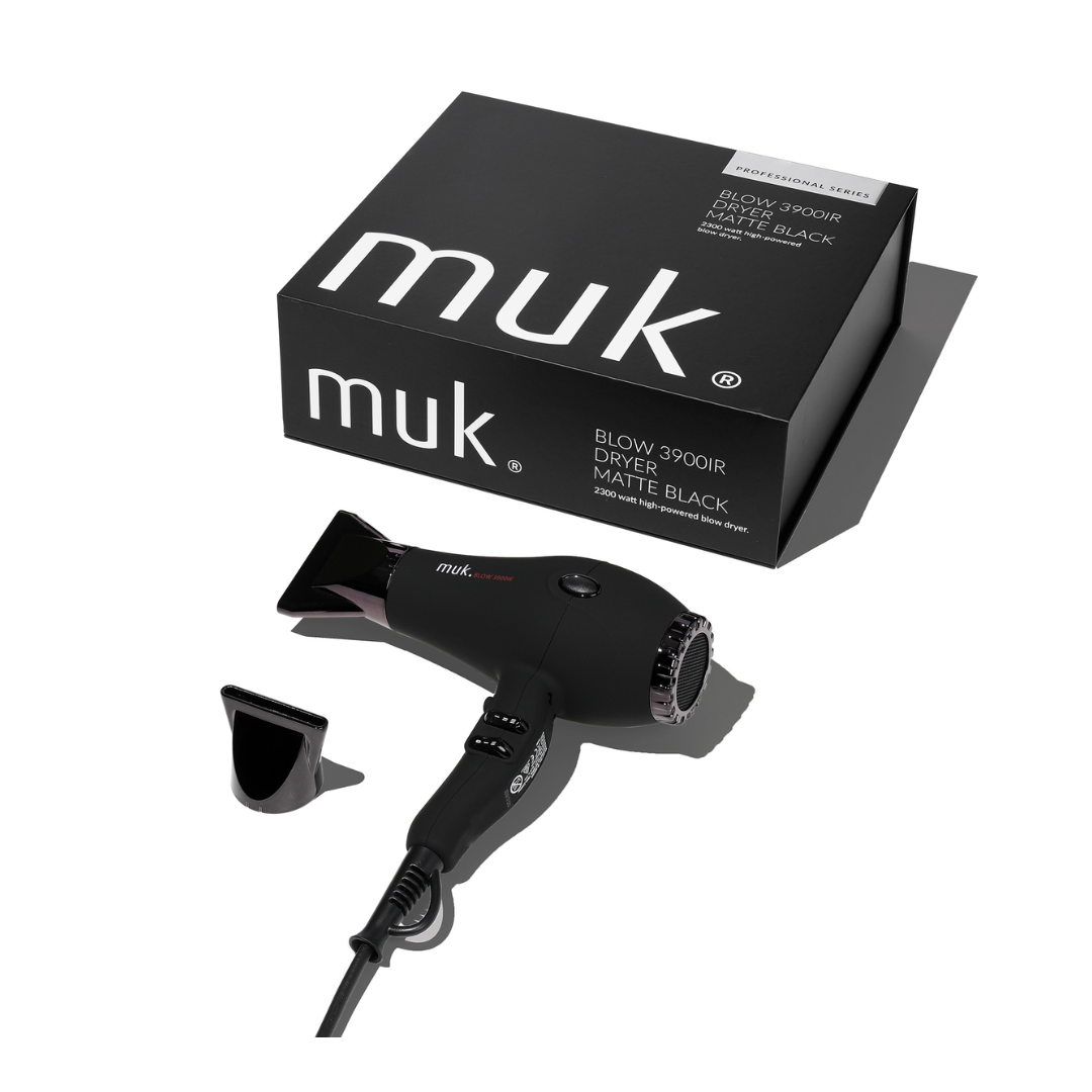 MUK Blow 3900-IR Hair Dryer Black | Haircare Works