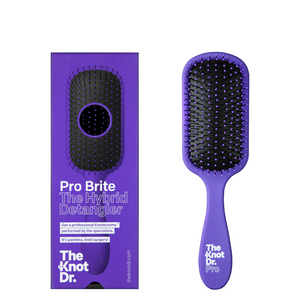 The Knot Dr Pro Brite Hybrid Detangler Brush - Periwinkle