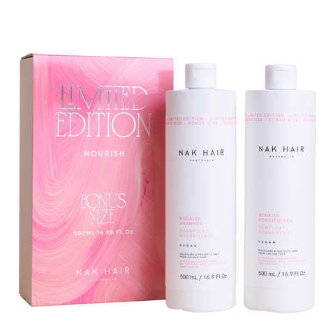 Nak Hair Nourish Shampoo & Conditioner 500ml Duo