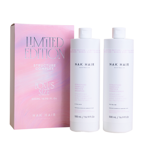 Nak Hair Structure Complex Shampoo & Conditioner 500ml Duo