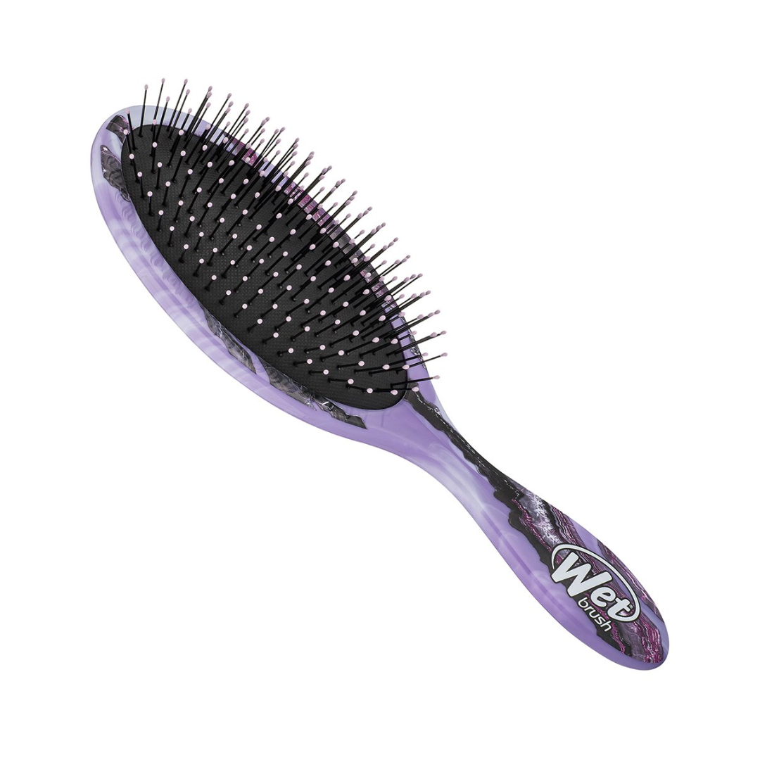 Wet Brush Techno Stone Original Detangler Hair Brush Purple