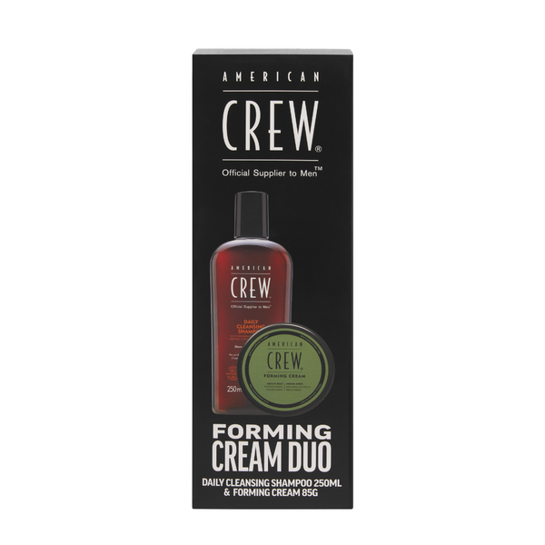 American Crew Forming Cream 85g & Daily Cleansing Shampoo 250ml Duo