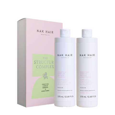 Nak Hair Structure Complex Shampoo & Conditioner 375ml Duo