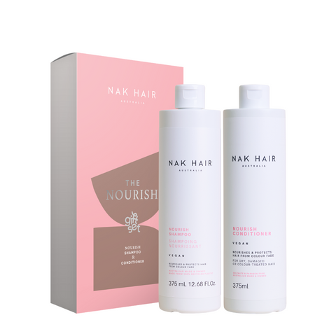 Nak Hair Nourish Shampoo & Conditioner 375ml Duo