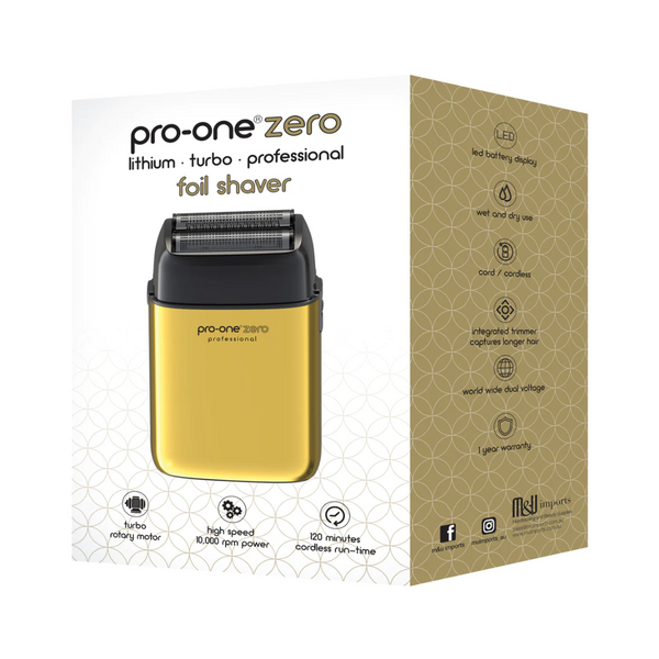 Pro-One Zero Foil Shaver - Gold