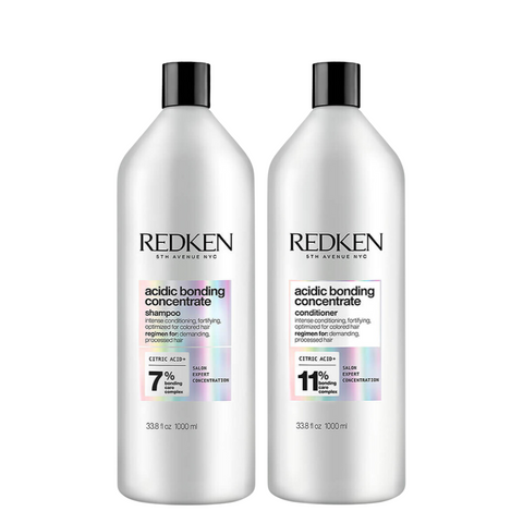 Redken Acidic Bonding Concentrate Shampoo & Conditioner 1 Litre Duo