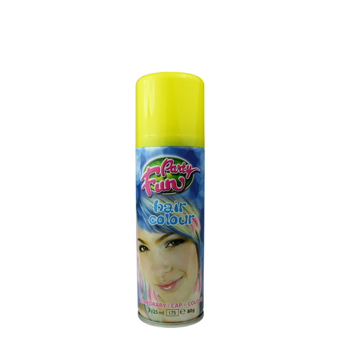 Party Fun Colour Hair Spray - Yellow