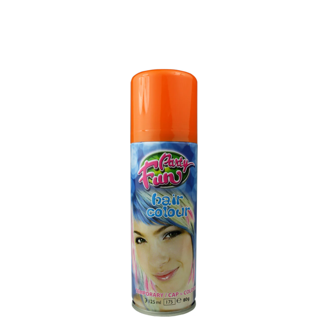 Party Fun Colour Hair Spray - Orange