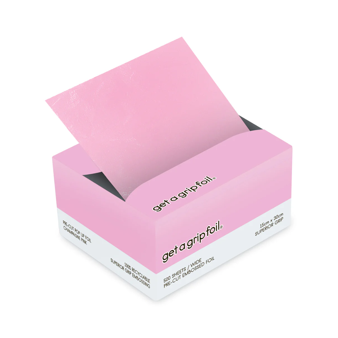Get a Grip Foil Pre-Cut Pop Up Foil Wide 500 Sheets - Champagne Pink