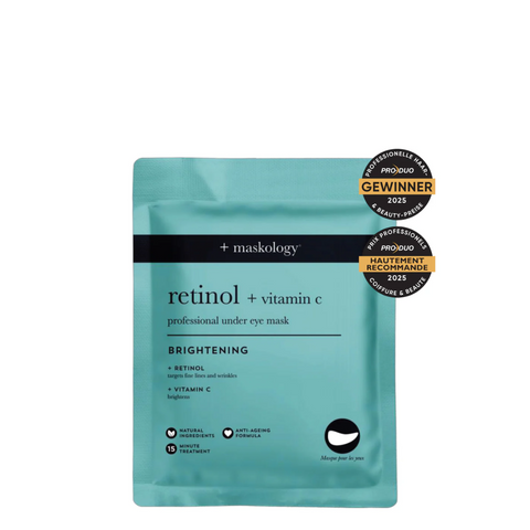Maskology Retinol + Vitamin C Professional Under Eye Mask - 1 x Single Sachet