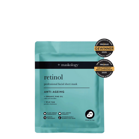 Maskology Retinol Professional Facial Sheet Mask - 1 x Single Sachet