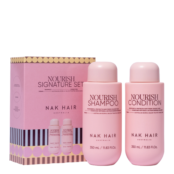 Nak Hair Signature Nourish Shampoo & Condition 350ml Duo
