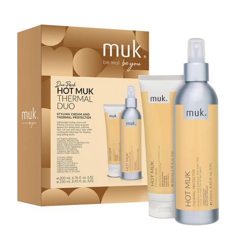 Muk Hot Muk Thermal Protector & Styling Cream Duo Pack