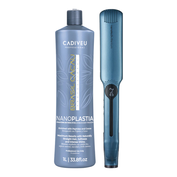 Brasil Cacau Nanoplastia Treatment 1 Litre + Nanotech Straightener