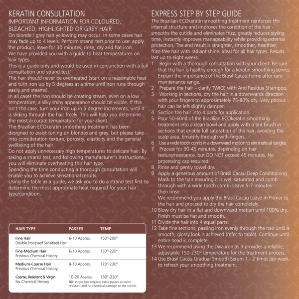 Brasil Cacau Eco Keratin Treatment 110ml Kit x 2
