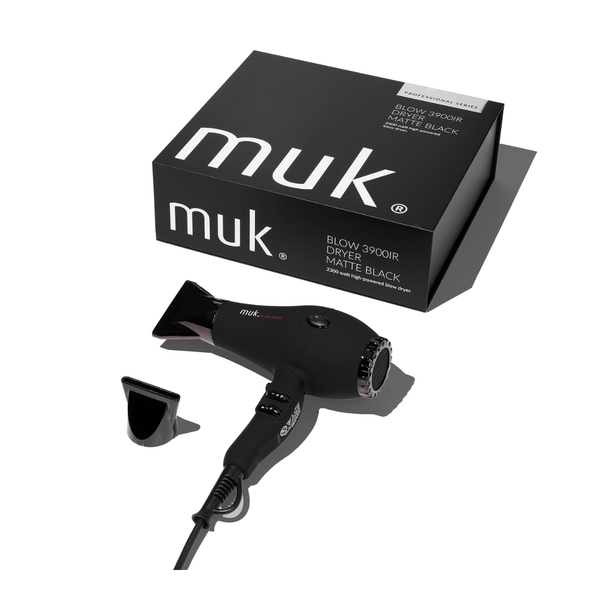 Muk Blow 3900-IR Hair Dryer Matte Black