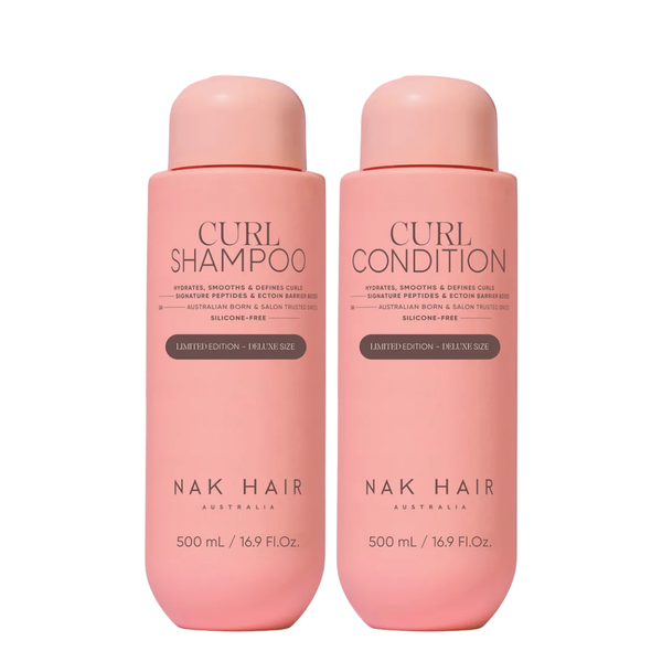 Nak Hair Signature Curl Shampoo & Condition 500ml Duo