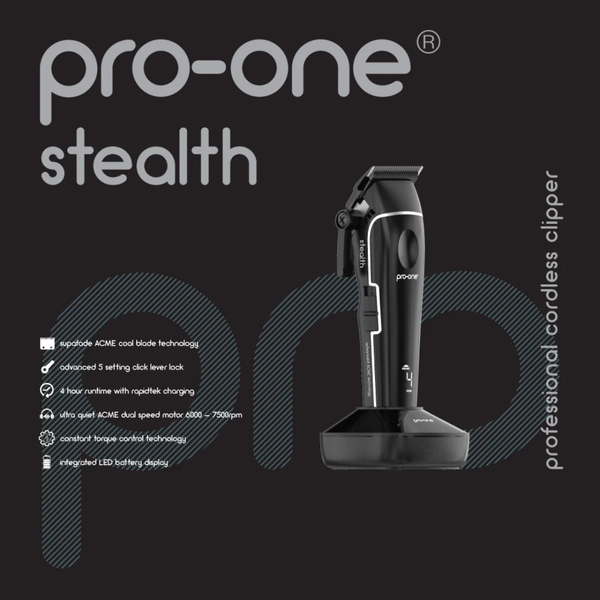 Pro-One Stealth Professional Cordless Clipper