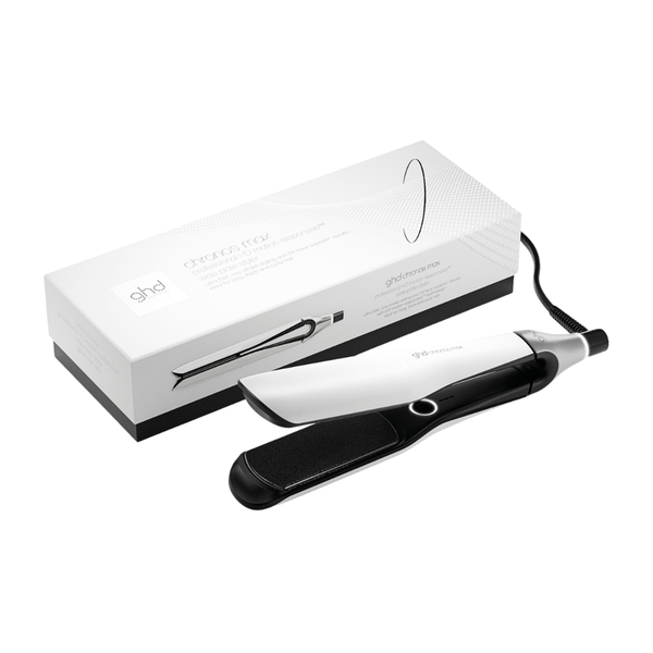 ghd Chronos Max Wide Plate Hair Straightener - White
