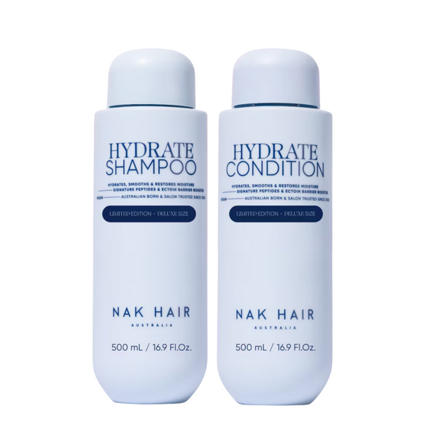 Nak Hair Signature Hydrate Shampoo & Condition 500ml Duo