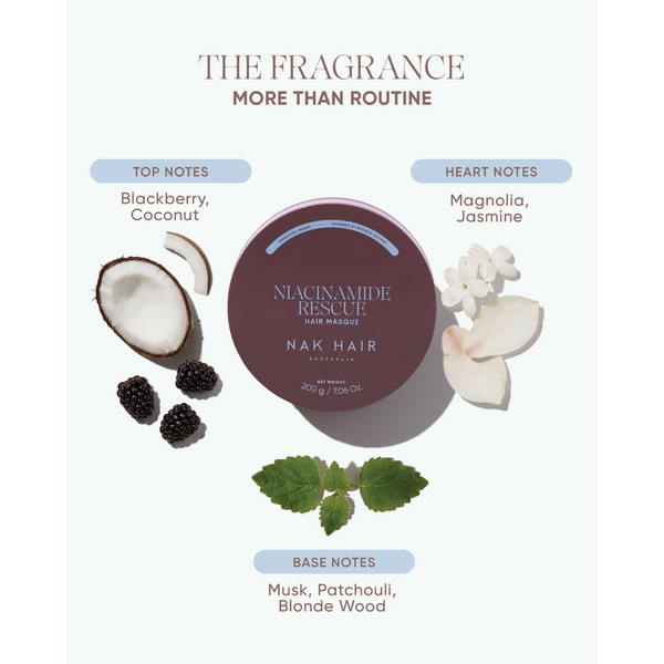 Nak Hair Signature Senses Niacinamide Rescue Hair Masque 200g