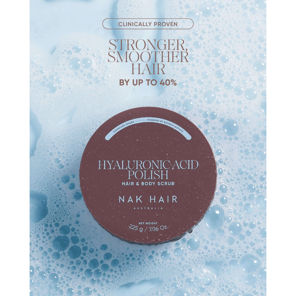 Nak Hair Signature Senses Hyaluronic Acid Polish Hair & Body Scrub 225g