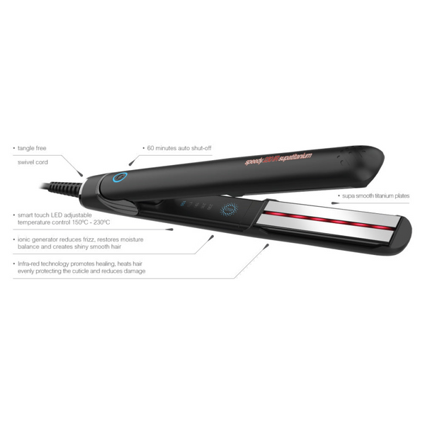 Speedy 230 IR Supatitanium Infra-Red Hair Straightener