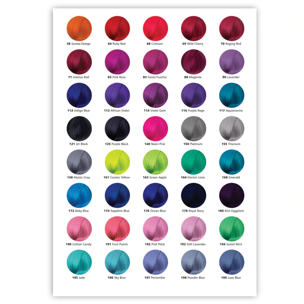 Ruby Red Color Chart