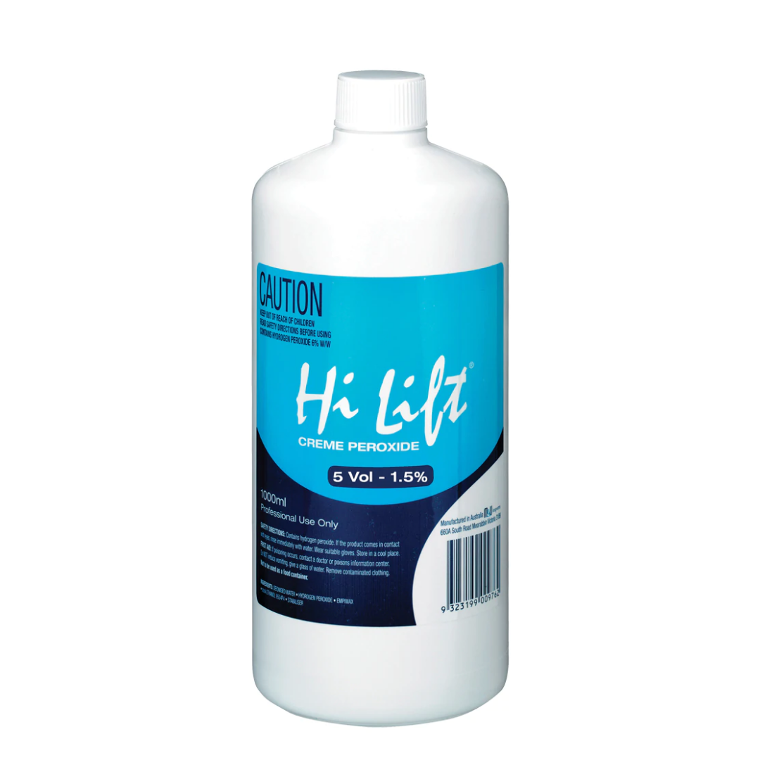 Hi Lift Creme Peroxide 5 Vol 1.5% 1 Litre