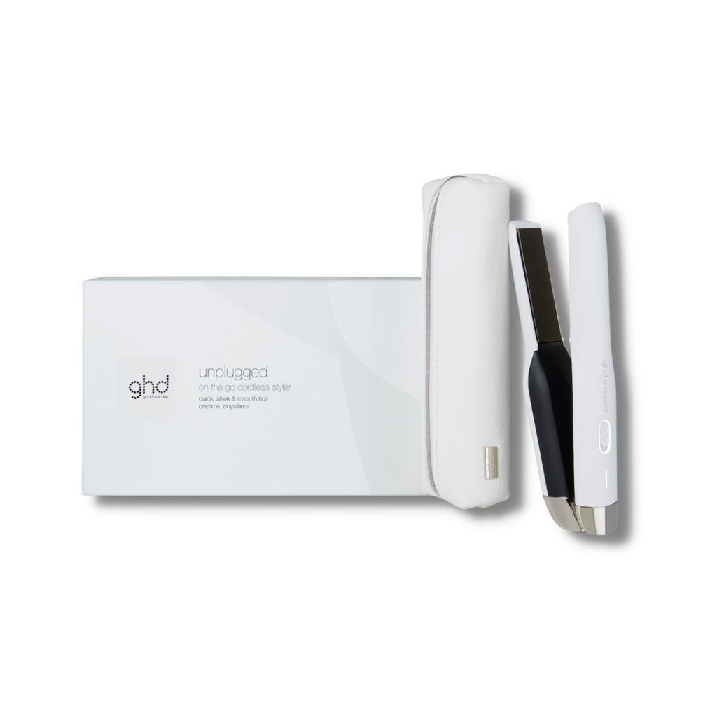 ghd Unplugged Cordless Hair Straightener - Matte White – Haircare Works
