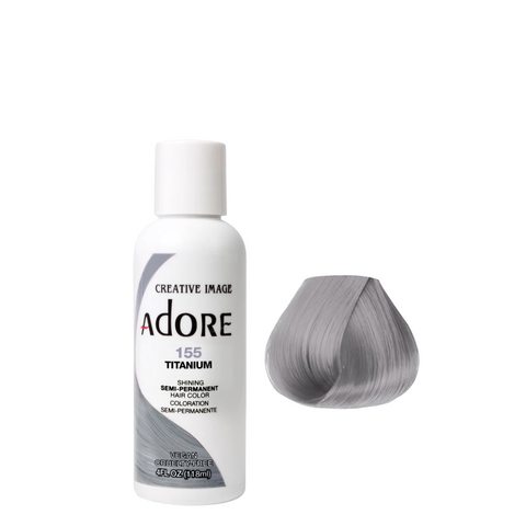 Adore Semi Permanent Hair Color - 155 Titanium