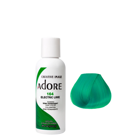 Adore Semi Permanent Hair Color - 164 Electric Lime