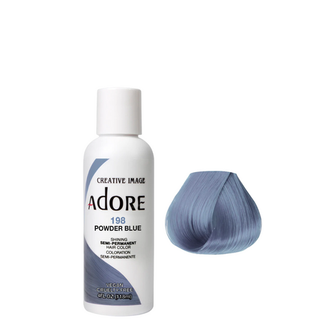 Adore Semi Permanent Hair Color - 198 Powder Blue