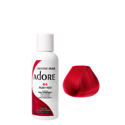 Adore Semi Permanent Hair Color - 64 Ruby Red