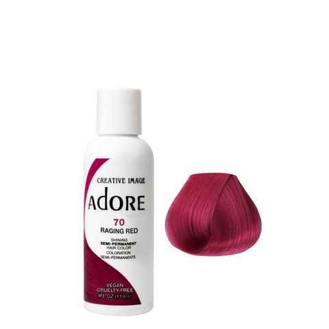 Adore Semi Permanent Hair Color - 70 Raging Red
