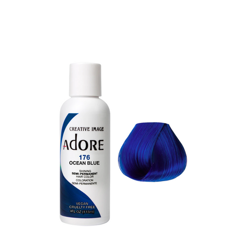 Adore Semi Permanent Hair Color - 176 Ocean Blue