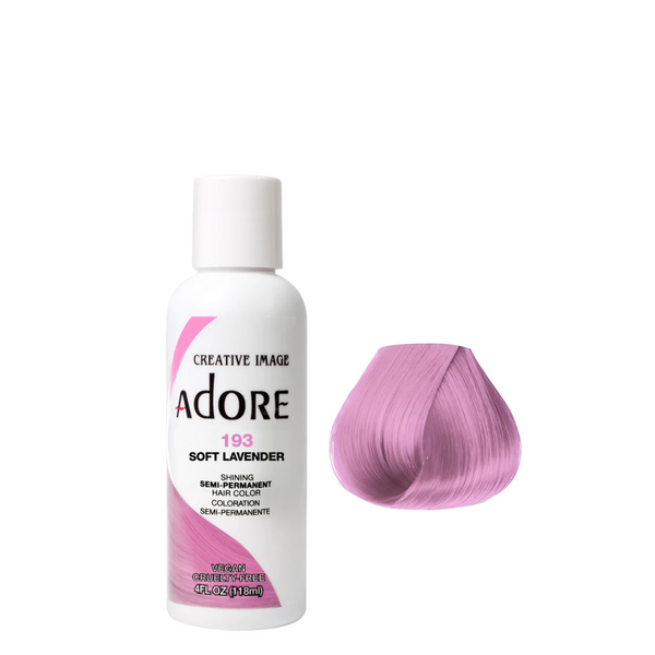 Adore Semi Permanent Hair Color - 193 Soft Lavender