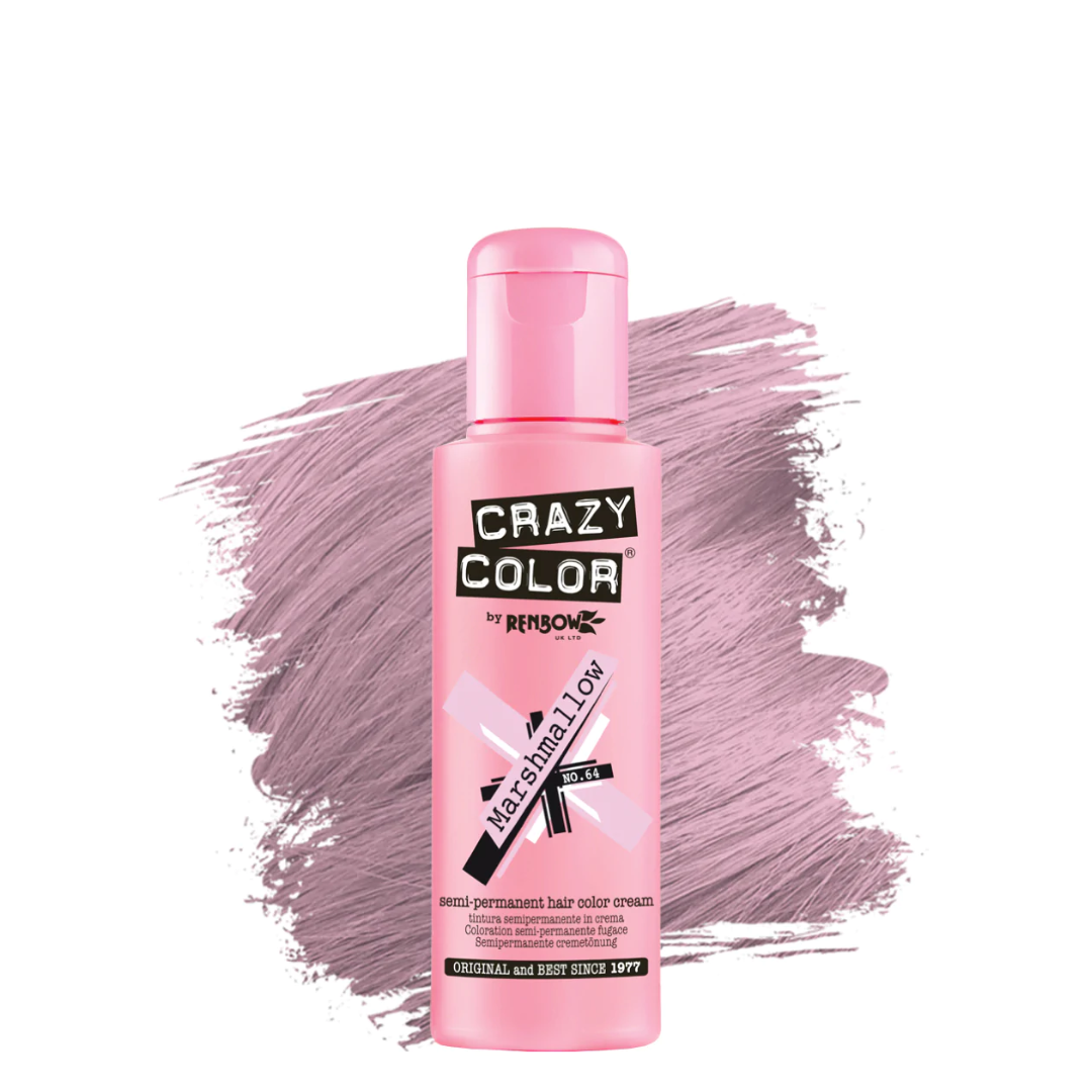 Crazy Color Semi-Permanent Hair Color Cream - 64 Marshmallow