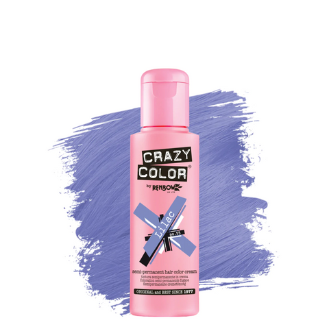 Crazy Color Semi-Permanent Hair Color Cream - 55 Lilac