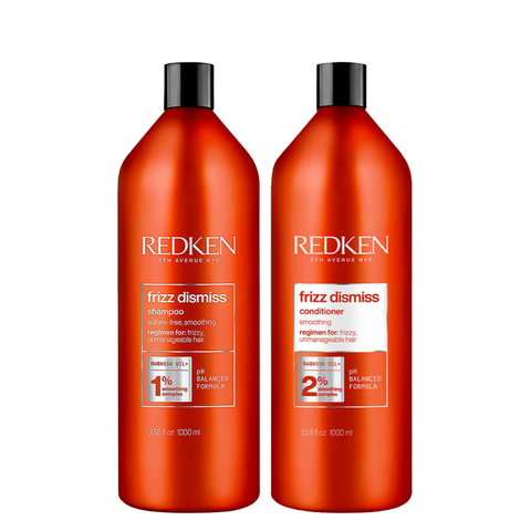 Redken Frizz Dismiss Shampoo & Conditioner 1 Litre Duo