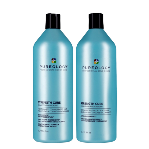 Pureology Strength Cure Shampoo & Conditioner 1 Litre Duo
