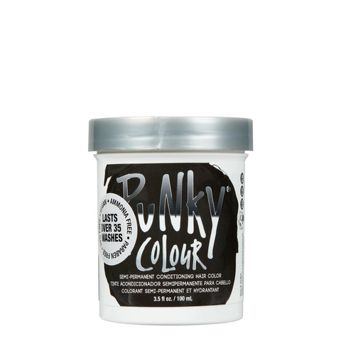Punky Colour Semi-Permanent Conditioning Hair Colour 100ml - Ebony