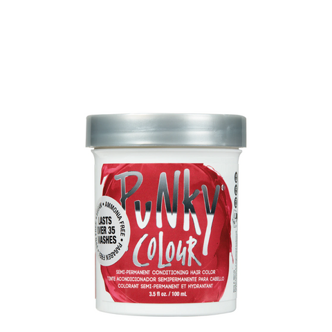 Punky Colour Semi-Permanent Conditioning Hair Colour 100ml - Vermillion Red