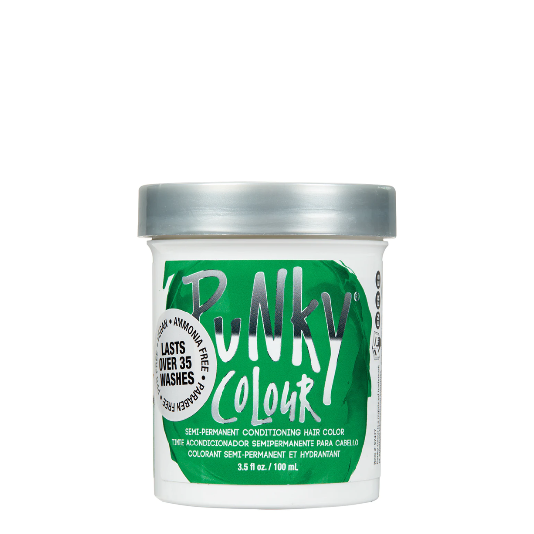 Punky Colour Semi-Permanent Conditioning Hair Colour 100ml - Apple Green