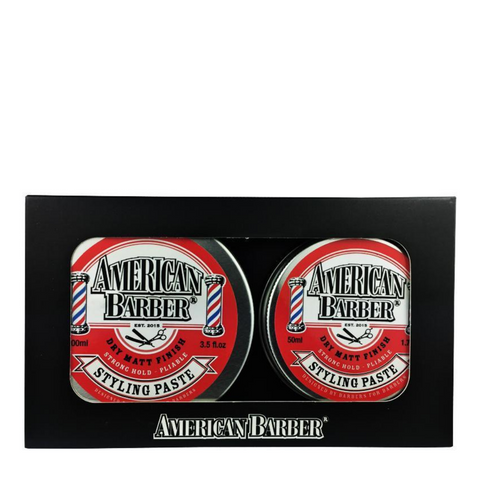 American Barber Styling Paste 100ml + 50ml Duo Pack